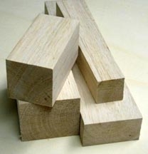 Balsa Wood- 6...2x2x1 with 1/4